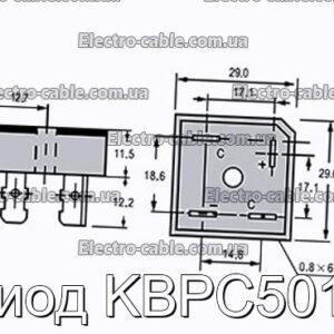 Диод KBPC5010 - фотография № 1.