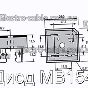 Диод MB154 - фотография № 1.