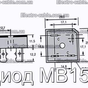 Диод MB156 - фотография № 1.