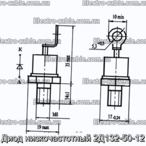 Диод низкочастотный 2Д132-50-12 - фотография № 1.