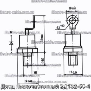 Диод низкочастотный 2Д132-50-4 - фотография № 1.