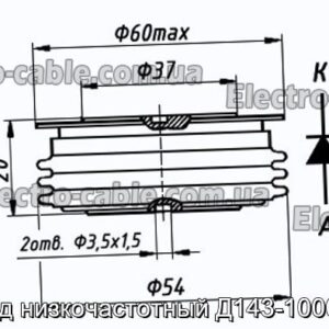 Диод низкочастотный Д143-1000-10 - фотография № 1.