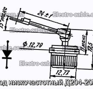 Диод низкочастотный Д204-20Х-2 - фотография № 1.