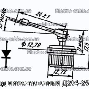 Диод низкочастотный Д204-25Х-3 - фотография № 1.