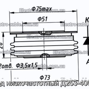 Диод низкочастотный Д253-4000-8 - фотография № 1.