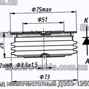 Диод низкочастотный Д353-1250-32 - фотография № 1.