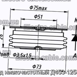 Диод низкочастотный Д453-1250-52 - фотография № 1.