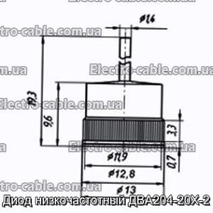 Диод низкочастотный ДВА204-20Х-2 - фотография № 1.