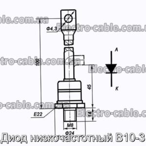 Диод низкочастотный В10-3 - фотография № 1.