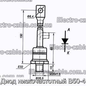 Диод низкочастотный В50-4 - фотография № 1.