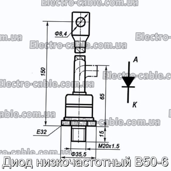 Диод низкочастотный В50-6 - фотография № 1.