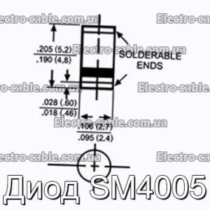 Диод SM4005 - фотография № 1.