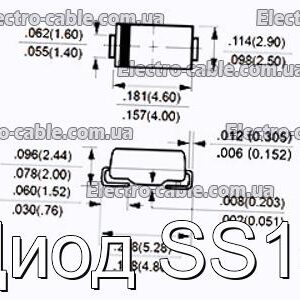 Діод SS14 – фотографія №1.