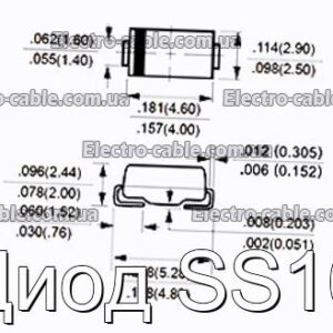 Діод SS16 – фотографія №1.