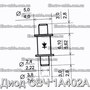 Диод СВЧ 1А402А - фотография № 1.