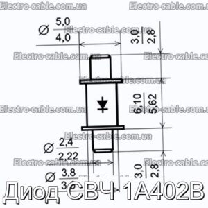 Диод СВЧ 1А402В - фотография № 1.