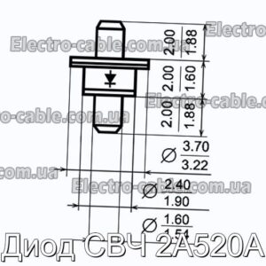 Діод НВЧ 2А520А - фотографія №1.