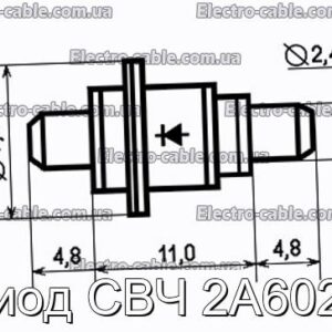 Диод СВЧ 2А602Д - фотография № 1.