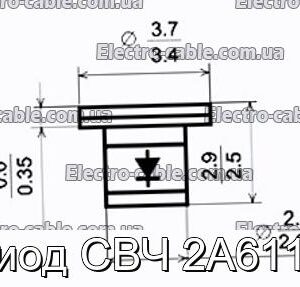 Діод НВЧ 2А611А - фотографія №1.