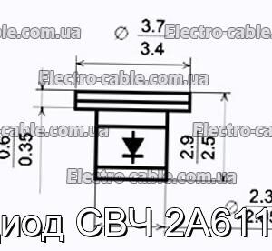 Діод НВЧ 2А611Б - фотографія №1.