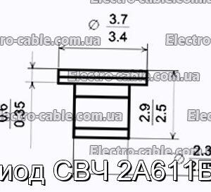 Діод НВЧ 2А611Б1 - фотографія №1.