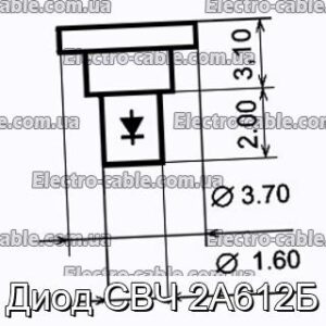 Діод НВЧ 2А612Б - фотографія №1.