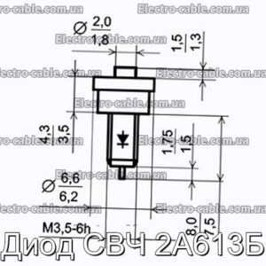Діод НВЧ 2А613Б - фотографія №1.