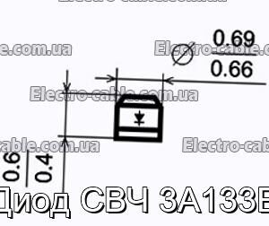 Диод СВЧ 3А133Б - фотография № 1.