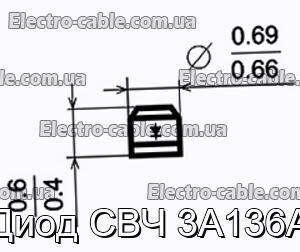 Диод СВЧ 3А136А - фотография № 1.