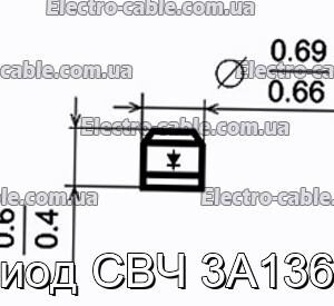 Диод СВЧ 3А136Б - фотография № 1.