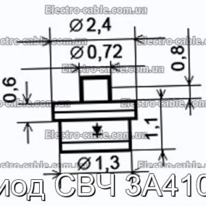 Диод СВЧ 3А410А - фотография № 1.