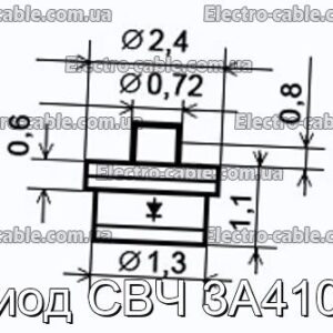 Диод СВЧ 3А410В - фотография № 1.