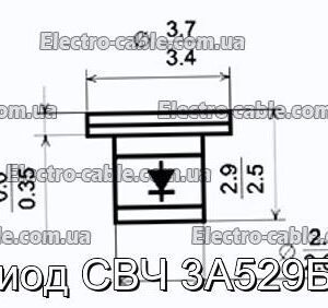 Диод СВЧ 3А529БР - фотография № 1.