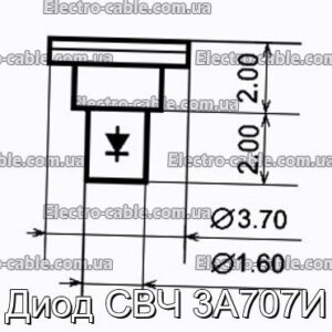 Диод СВЧ 3А707И - фотография № 1.