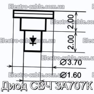 Диод СВЧ 3А707К - фотография № 1.