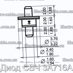 Диод СВЧ 3А716А - фотография № 1.