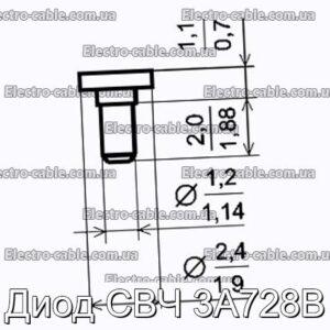 Диод СВЧ 3А728В - фотография № 1.