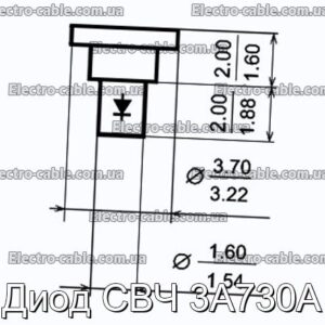 Диод СВЧ 3А730А - фотография № 1.