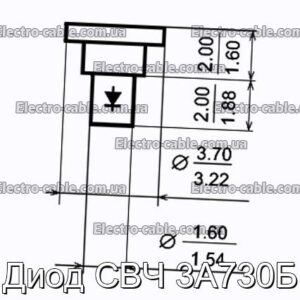 Диод СВЧ 3А730Б - фотография № 1.