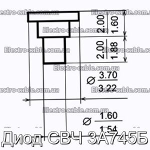 Диод СВЧ 3А745Б - фотография № 1.