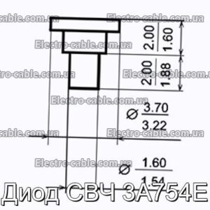 Диод СВЧ 3А754Е - фотография № 1.