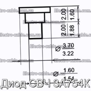Диод СВЧ 3А754К - фотография № 1.