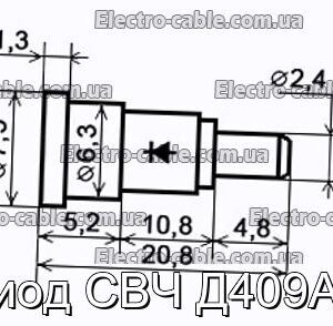 Диод СВЧ Д409АП - фотография № 1.