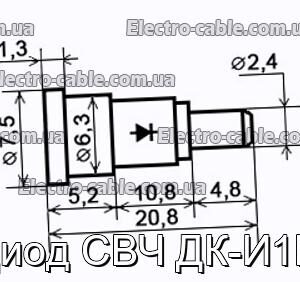 Діод НВЧ ДК-І1М - фотографія №1.
