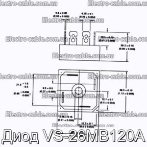 Диод VS-26MB120A - фотография № 1.