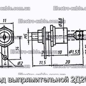 Диод выпрямительной 2Д204А - фотография № 1.