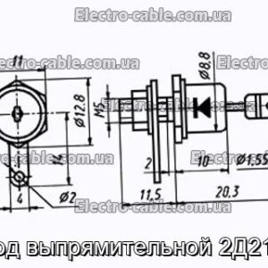 Діод випрямлявої 2Д219А - фотографія №1.