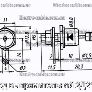 Діод випрямляючої 2Д219Б - фотографія №1.