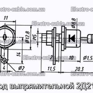 Діод випрямлявої 2Д219В - фотографія №1.