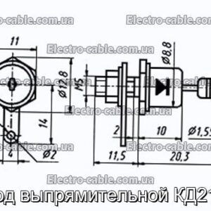 Диод выпрямительной КД210Б - фотография № 1.